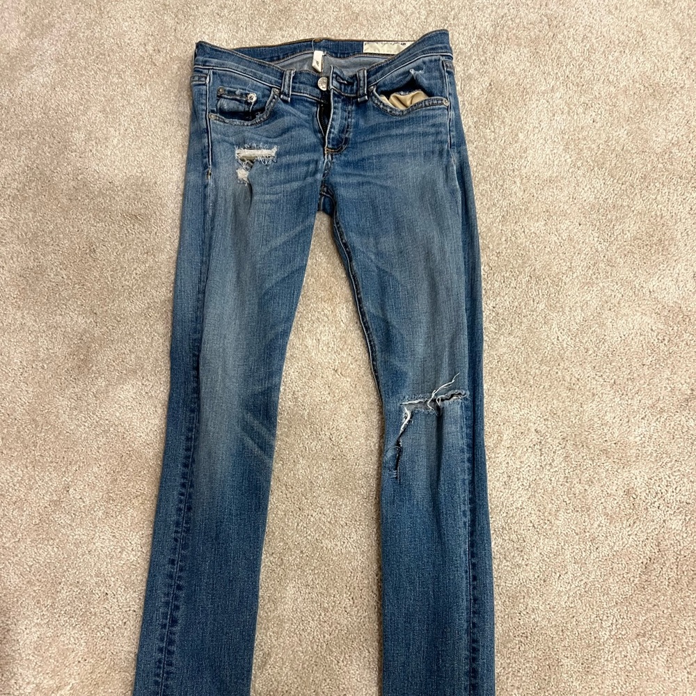 Rag And Bone Size 25! Worn A Handful Of Times! Le… - image 1